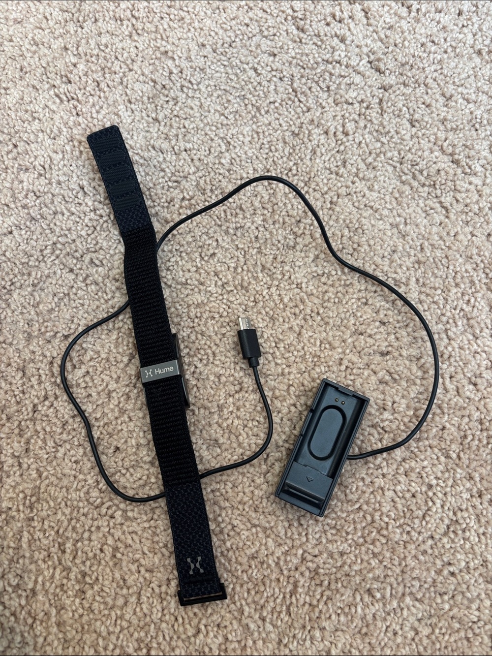 Hume Band 1.0 with charging cable